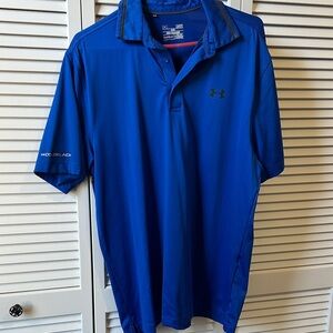 Under Armour Men's Vibrant Blue Polo